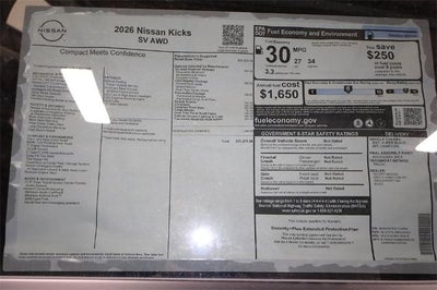 2026 Nissan Kicks SV