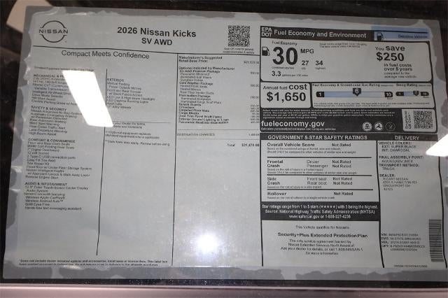 2026 Nissan Kicks SV