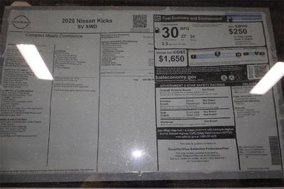 2026 Nissan Kicks SV