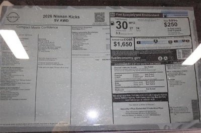 2026 Nissan Kicks SV