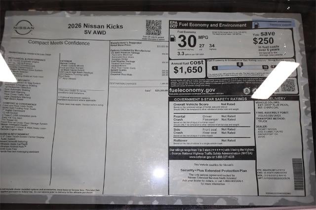 2026 Nissan Kicks SV