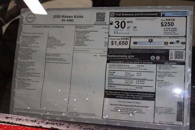 2026 Nissan Kicks SV