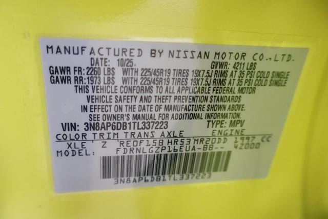 2026 Nissan Kicks SR