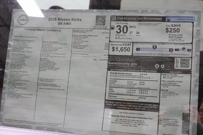 2026 Nissan Kicks SR