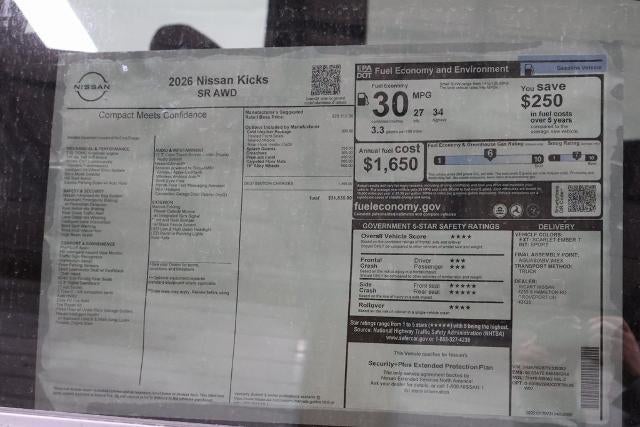 2026 Nissan Kicks SR