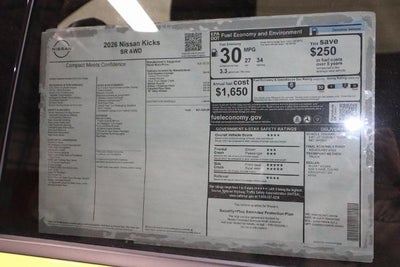 2026 Nissan Kicks SR