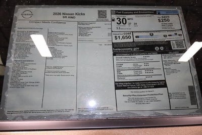 2026 Nissan Kicks SR