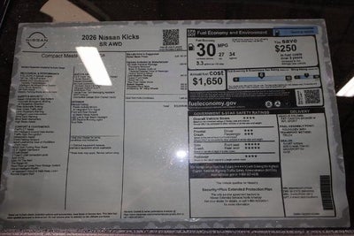 2026 Nissan Kicks SR