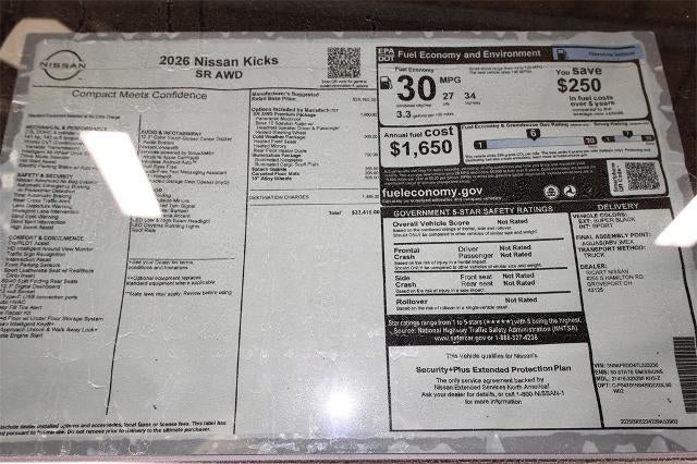 2026 Nissan Kicks SR