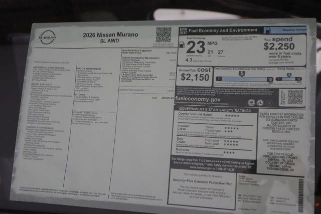 2026 Nissan Murano SL