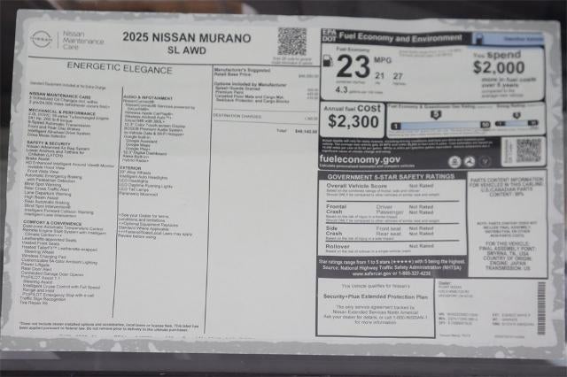2025 Nissan Murano SL