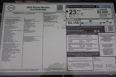 2026 Nissan Murano Platinum