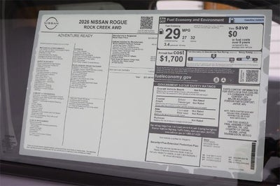 2026 Nissan Rogue Rock Creek