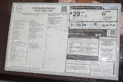 2026 Nissan Rogue Rock Creek