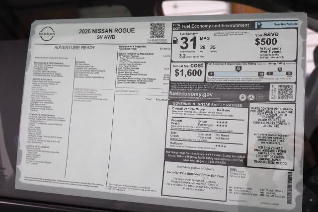 2026 Nissan Rogue SV