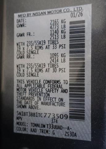 2026 Nissan Rogue Dark Armor