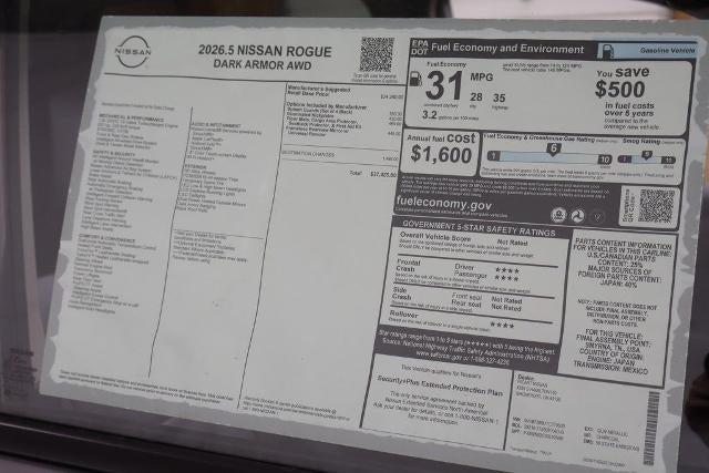 2026 Nissan Rogue Dark Armor