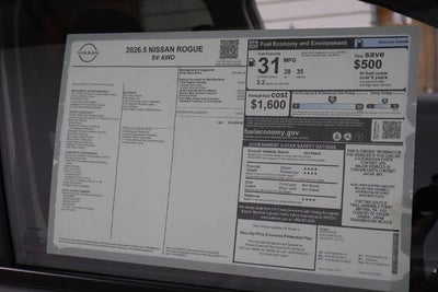 2026 Nissan Rogue SV
