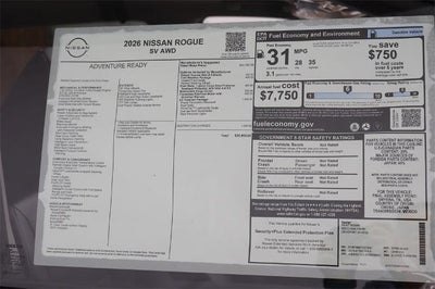 2026 Nissan Rogue SV