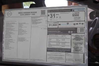2026 Nissan Rogue Dark Armor