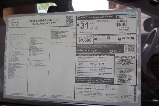 2026 Nissan Rogue Dark Armor