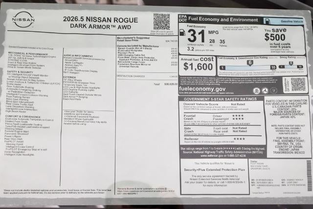 2026 Nissan Rogue Dark Armor