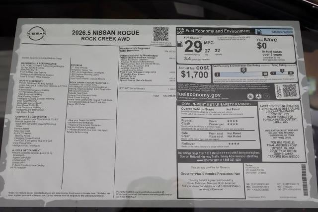 2026 Nissan Rogue Rock Creek