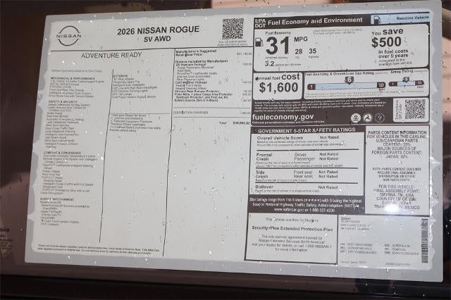 2026 Nissan Rogue SV