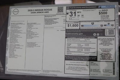 2026 Nissan Rogue Dark Armor
