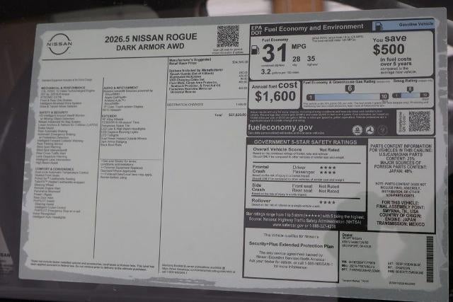 2026 Nissan Rogue Dark Armor