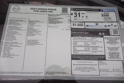 2026 Nissan Rogue Dark Armor