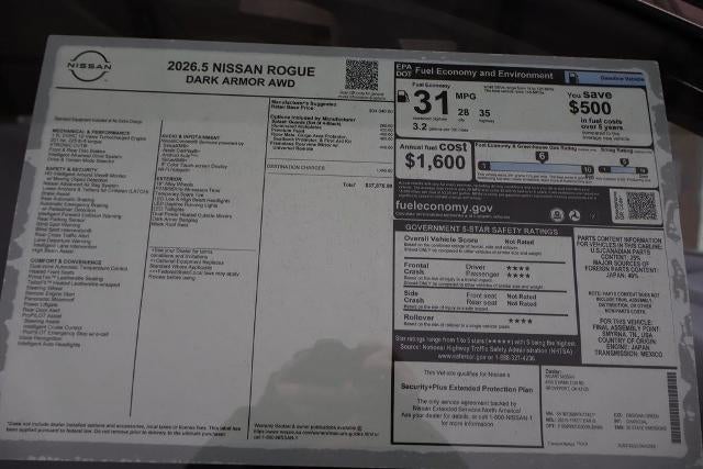 2026 Nissan Rogue Dark Armor