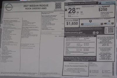 2027 Nissan Rogue Rock Creek® Intelligent AWD [[2027_ROGUE_1323]]