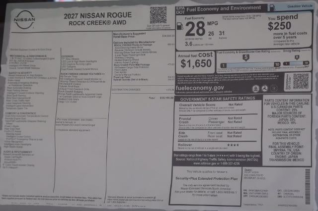 2027 Nissan Rogue Rock Creek® Intelligent AWD [[2027_ROGUE_1323]]