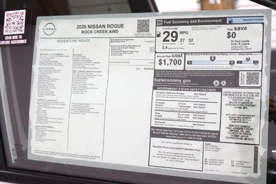 2026 Nissan Rogue Rock Creek