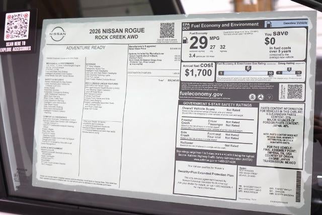 2026 Nissan Rogue Rock Creek