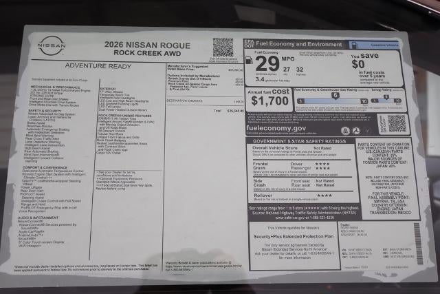 2026 Nissan Rogue Rock Creek