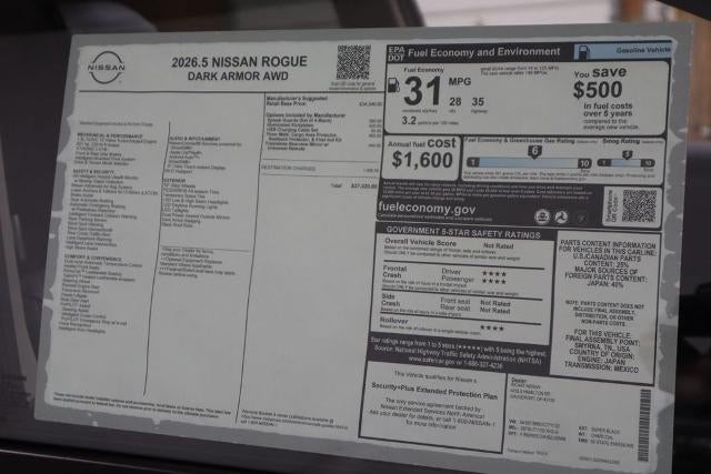 2026 Nissan Rogue Dark Armor