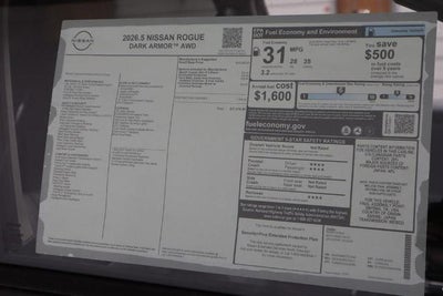 2026 Nissan Rogue Dark Armor