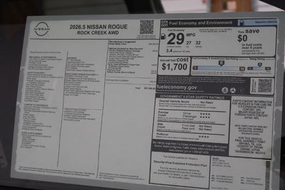 2026 Nissan Rogue Rock Creek