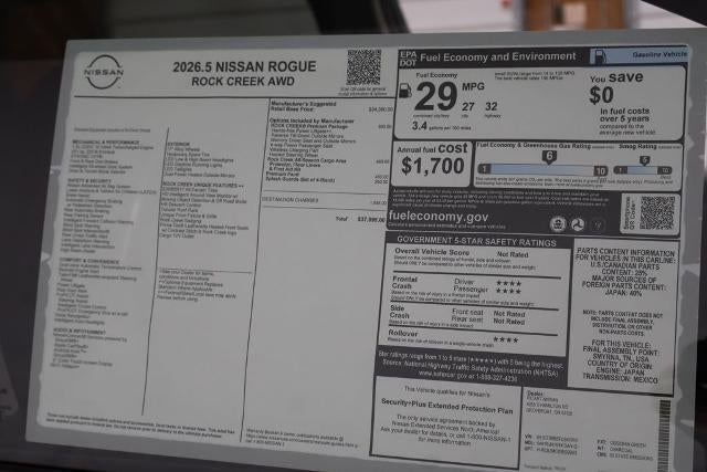 2026 Nissan Rogue Rock Creek