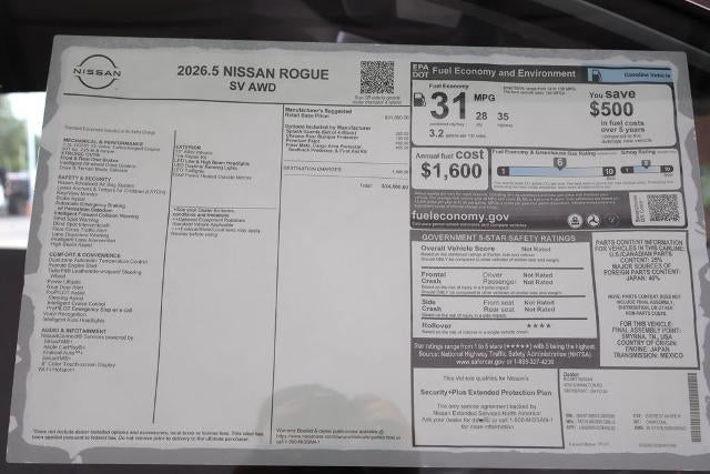 2026 Nissan Rogue SV