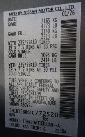 2026 Nissan Rogue Dark Armor