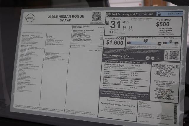 2026 Nissan Rogue SV