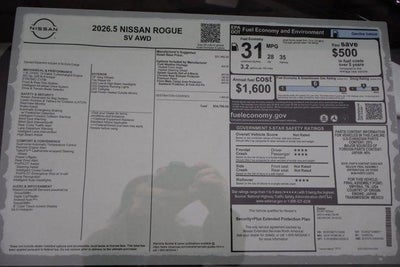 2026 Nissan Rogue SV
