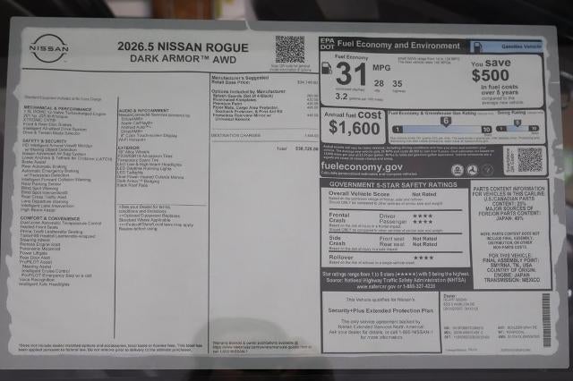 2026 Nissan Rogue Dark Armor