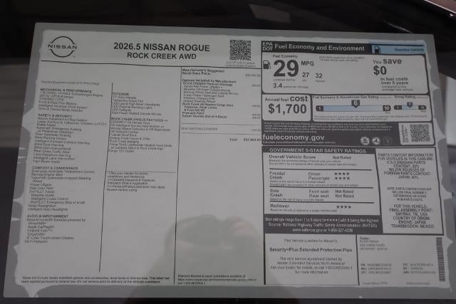 2026 Nissan Rogue Rock Creek