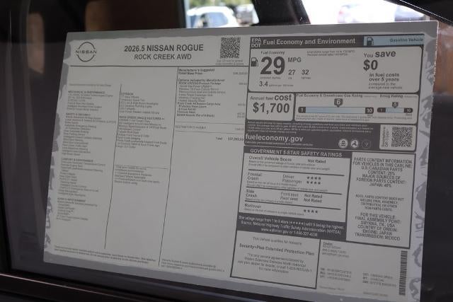 2026 Nissan Rogue Rock Creek