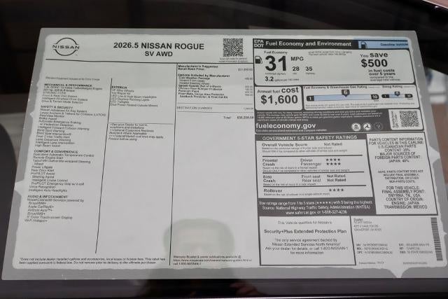 2026 Nissan Rogue SV