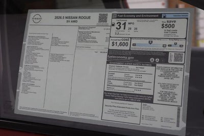 2026 Nissan Rogue SV